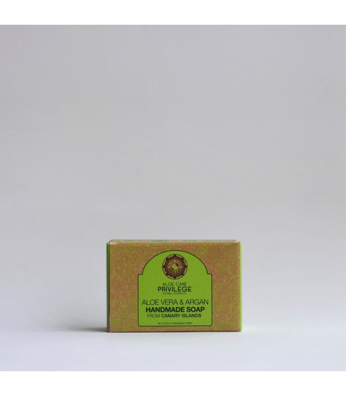 Jabón Artesanal de Aloe Vera y Argán | Aloe Care Privilege Canarias